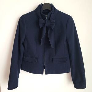NWOT - Banana Republic Italian Wool Bow Blazer/Coat